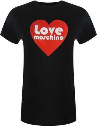 Love Moschino Dames/dames Katoenen T-shirt (Zwart)