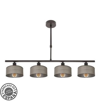 Fabrilamp Lampara Gilda 4xe14 Marron Regx76x14 Cm