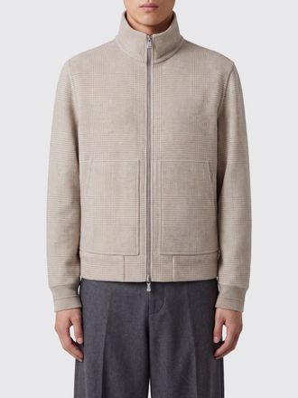 Brunello Cucinelli Prince of Wales Check Cashmere Bomber Jacket