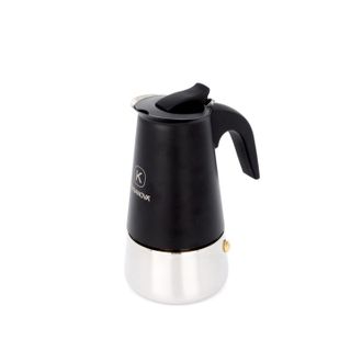 KASANOVA Caffettiera induzione 2 tazze nero
