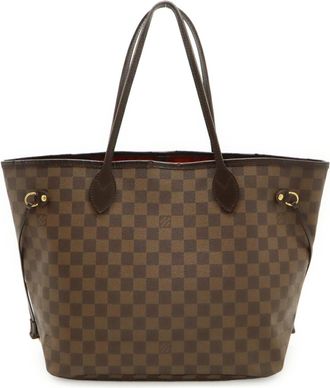 Louis Vuitton Brown Pvc Shoulder Bag Tote Bag (Pre-Owned)