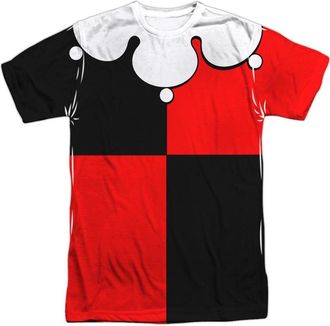 Gildan Batman Quinn Costume Short Sleeve Adult Poly Crew Tee / T-Shirt