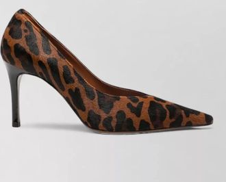 Roberto Festa Milano leopard-print leather high heel pumps