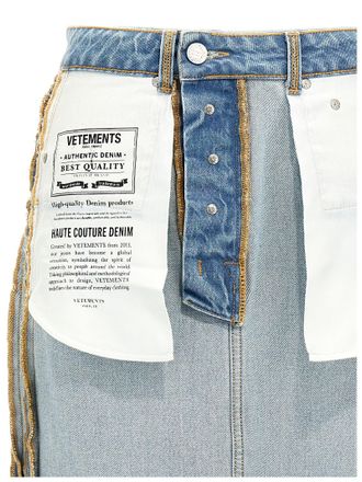 VETEMENTS Cotton Mini Womens Skirt