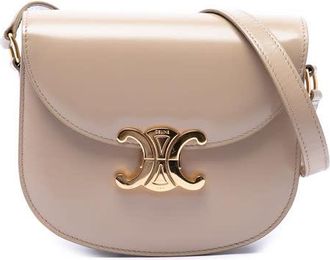 Celine Pre-owned Celine Teen Shiny Calfskin Triomphe Besace Clea Crossbody Ladies OYMDPPB9HQZG33D5