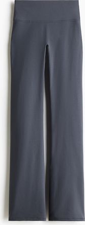 H&M Ausgestellte Yogaleggings mit SoftMove - Grau