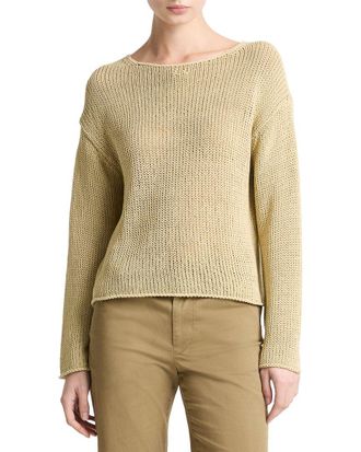 Vince Coated Cotton Pullover