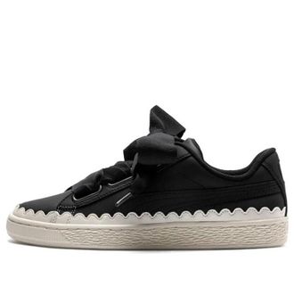 Puma (WMNS) PUMA Basket Heart Scallop Black 366979-03