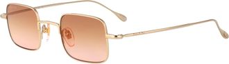 Gucci Unisex Sunglasses Gg1813s Gold-Orange Metal Gold-Gold-Orange Gold/gold/orange