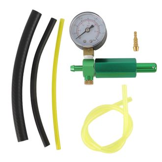 Infinite Man&oacute;metro Detector De Fugas Para Carburador Walbro 57211 De Aluminio, Juego Completo Para Cortadoras De C&eacute;sped