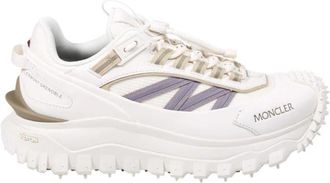 Moncler Trailgrip Low Top Sneakers - Dames - Sneakers - Wit - 39 EU - Schoenen