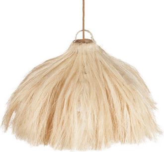 Bazar Bizar L&aacute;mpara colgante de rat&aacute;n natural XL