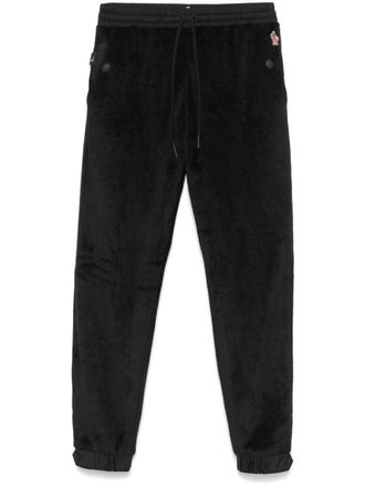 Moncler logo-embroidered track pants - Black