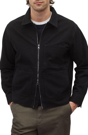 Reigning Champ Cotton Canvas Grounds Jacket in Black at Nordstrom, Size Xx-Large