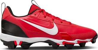 Nike Mens Force Trout 9 Keystone Baseball Cleats Shoes In University Red/white