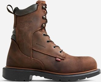 Red Wing Shoes Mens Dynaforce Steel Toe Boot In Brown