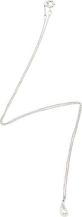 Tiffany & Co. Silver Elsa Peretti Teardrop 12Mm Necklace (Authentic Pre-Loved)