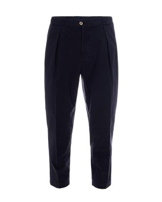 BRIGLIA 1949 Navy Blue Portobello D Chino Pants