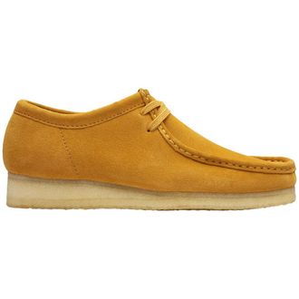Clarks Wallabee Suede Mens Lace Up Shoes - Tumeric - Size:UK 10.5
