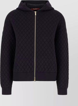 Max Mara viscose blend sweatshirt jacket