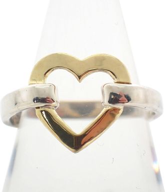 Tiffany & Co. Yellow Gold (18K) Sterling Silver 925 Band Ring (Pre-Owned)