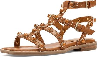 Kenneth Cole Ruby Stones Womens Sandals Tan : 9.5 M, Faux Leather