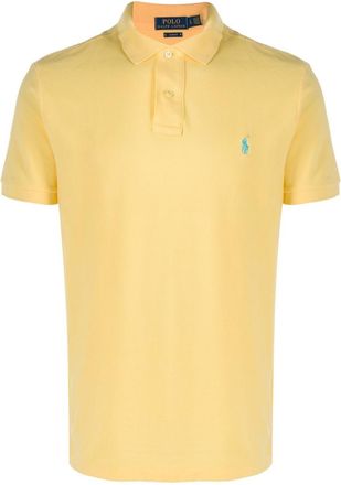Ralph Lauren Yellow Embroidered Logo Polo
