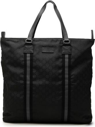 Gucci Pre-owned Gucci GG Nylon Web Tote Unisex VV1XHHAN6H2QOPES