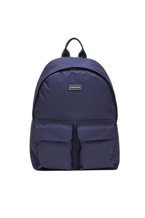 Consigned Unisex Daxton Front Pocketed Backpack - Navy - One Size