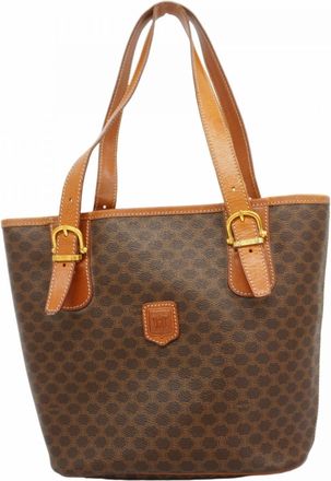 Celine Brown Pvc Tote Bag (Pre-Owned)