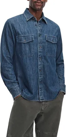 Rag & Bone Denim CPO Shirt in Reid at Nordstrom, Size Xx-Large