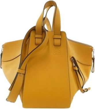 Loewe Pre-owned Handbags, female, Yellow, Size: ONE SIZE Pre-owned Shoulder Bag