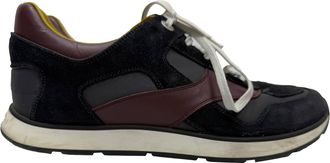 Louis Vuitton Pre-owned Mens Miles Lace Up Sneakers in Multicolor Suede And Leather - Multicolour Sheepskin - Size UK 7