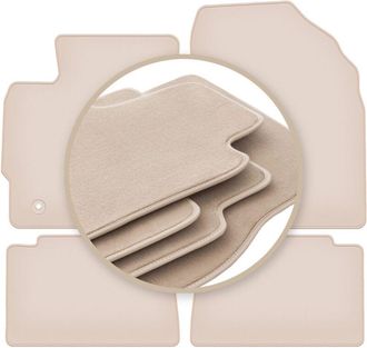 OEM Alfombrillas Beige Premium Para Toyota Corolla Xi E16 Hatchback, Sed&aacute;n 2013-2019