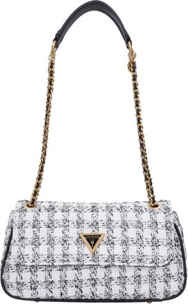 Guess Giully Tweed Crossbody - Dames - Schoudertassen - Veelkleurig - ONE Size - Tweed - Tassen