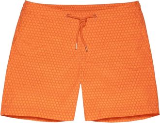 Orlebar Brown Hexagon Oranje Bulldog Zwembroek - Heren - Strandmode - Oranje - W32 - Badmode