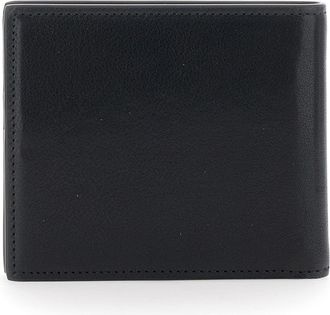 Dolce & Gabbana Mens Bi-Fold Wallet Black Leather Calf