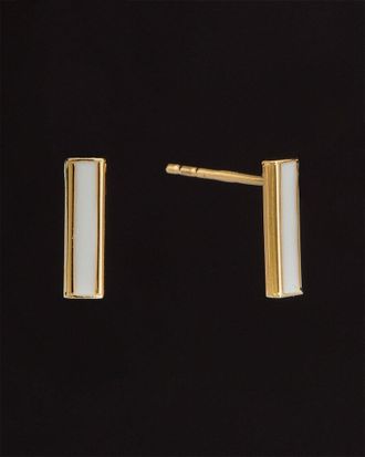 Italian Gold, Inc 14K Italian Gold Bar Studs