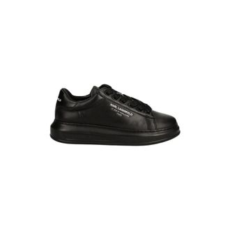 Karl Lagerfeld Schoenen, Heren, Zwart, 45 EU, Leer, Kapri Sneakers