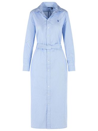 Polo Ralph Lauren Light Blue Cotton Dress