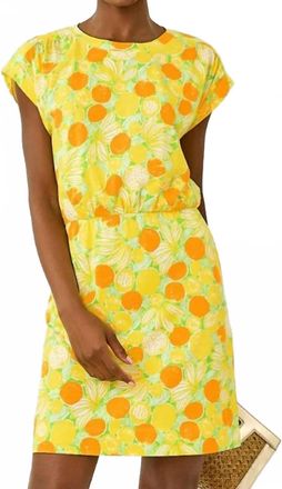 Lilly Pulitzer Melli Blouson T Shirt Dress In Island Palm Zesty