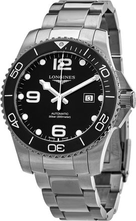 Longines Pre-owned Longines Hydroconquest Automatic Black Dial Mens Watch L37824566