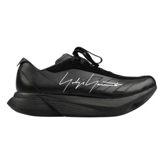 Yohji Yamamoto Schoenen, Heren, Zwart, 45 1/2 EU, Leer, Adios Pro 3.0 LX Leather Runners