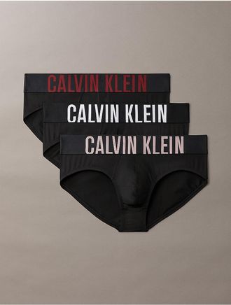 Calvin Klein Mens Intense Power Micro 3-Pack Hip Brief - Multi - XL