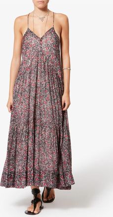 Isabel Marant Sabba Dress In Crushed Berry