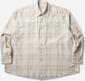 Our Legacy Men s Borrowed Shirt Stella Check Print