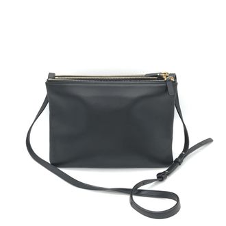 Celine Trio Black Leather Shoulder Womens Bag (Pre-Owned)
