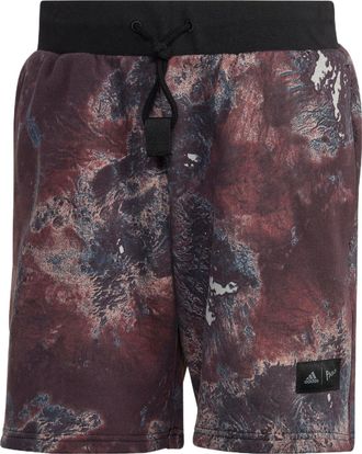 adidas Mens adidas x Parley Crossover Loose Paint Splash Effect Printing Sports Shorts Khaki Brown HK4513