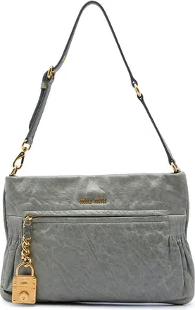Miu Miu Pre-owned Miu Miu Nappa Charm Shoulder Bag Ladies 958XL9NVMUXFP5JE