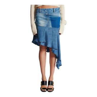 Balmain Mujer, Faldas, Azul, Talla: XS